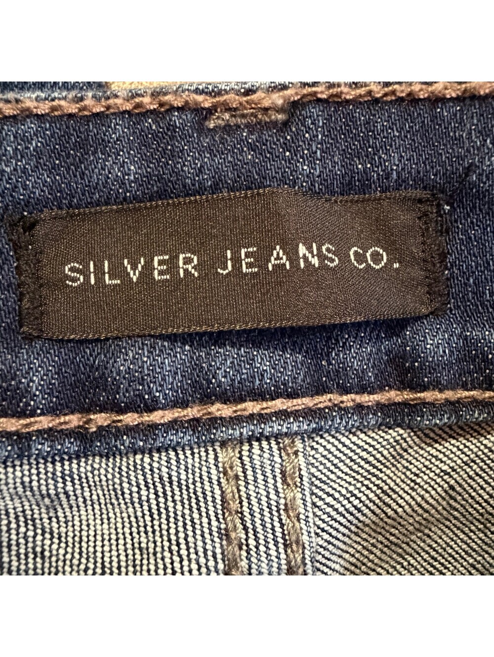 Silver Jeans Co. Suki Slim Boot Dark Blue Denim Jeans W29 L31 - Picture 4 of 10